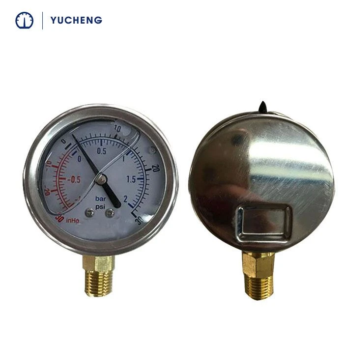 Glycerin filled pressure gauge 02 Glycerin filled pressure gauge 02